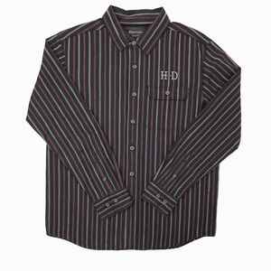 Harley-Davidson Men’s Striped Long Sleeve Button-Up Shirt Size - S